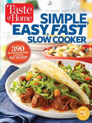 cover image of Taste of Home Simple, Easy, Fast Slow Cooker